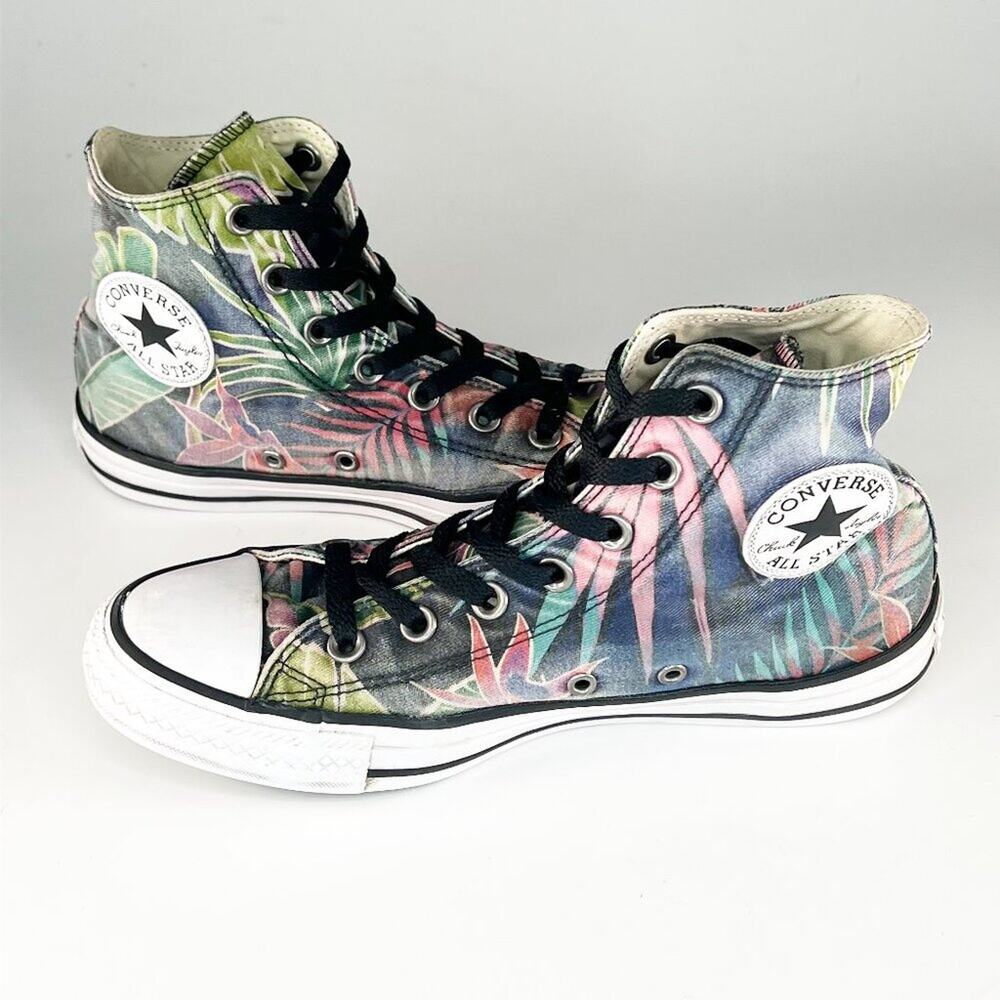 Converse Chuck Taylor Fern Hi Top Sneakers Shoes Multi Women 8 / Men 6